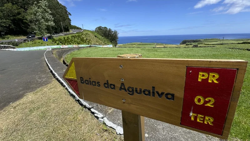 Percurso pedestre Baías da Agualva - PR2TER