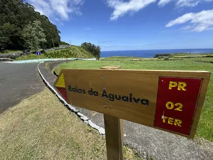 Percurso pedestre Baías da Agualva - PR2TER