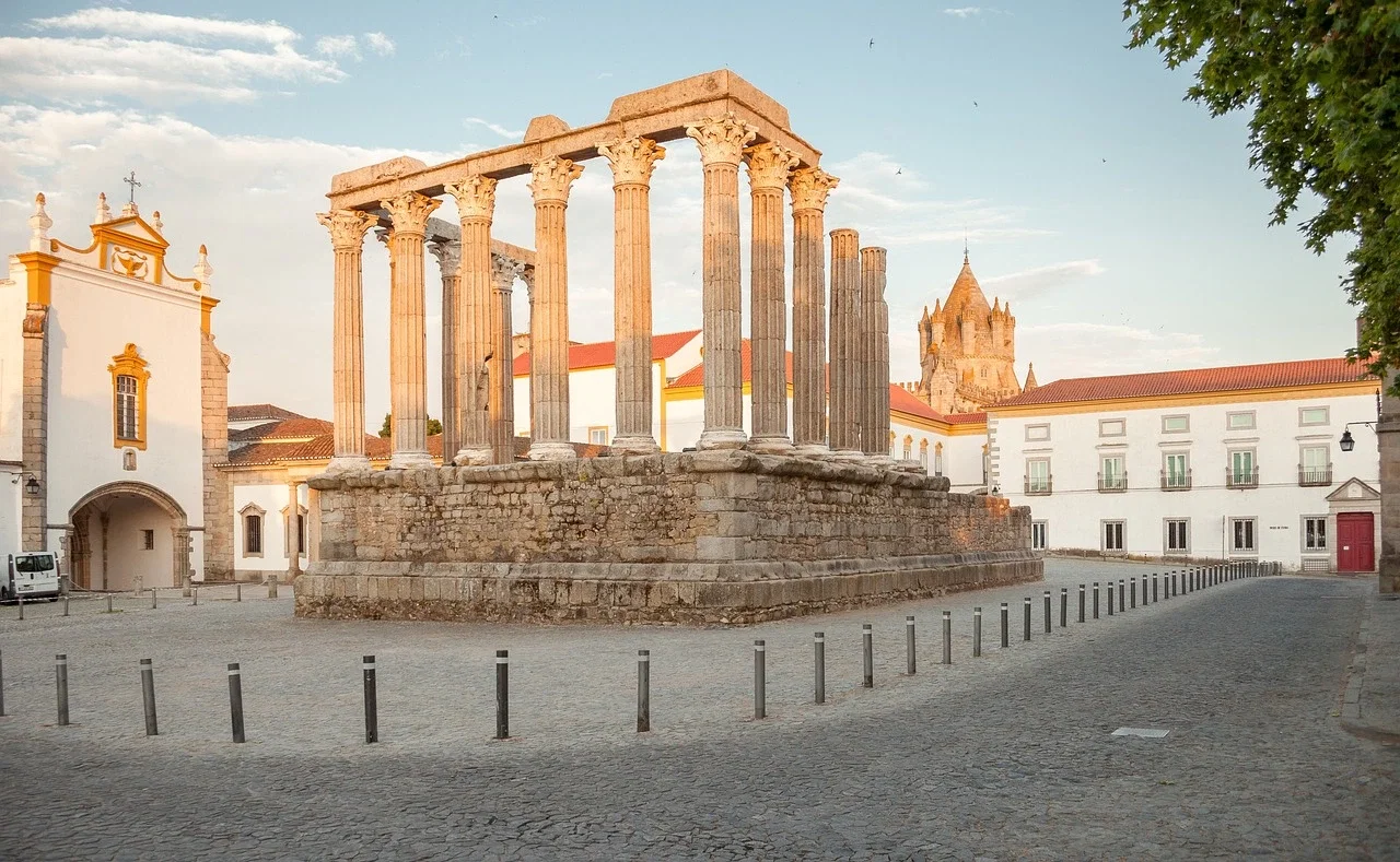 Cultura e patrimonio templo romano de evora — Distrito de Évora