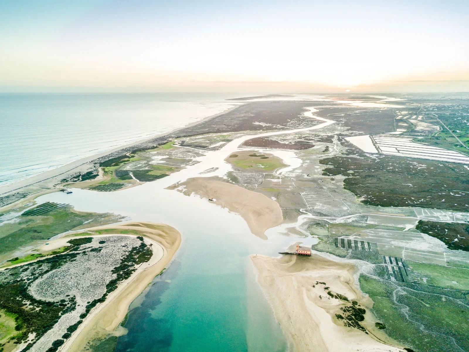 Viajar de forma sustentavel faro parque natural da ria formosa — Algarve
