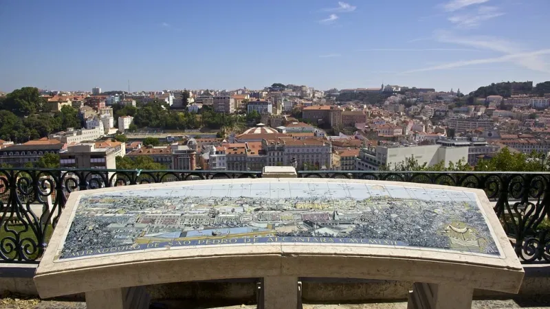 Foto do Ponto de Interesse Miradouro de São Pedro de Alcântara