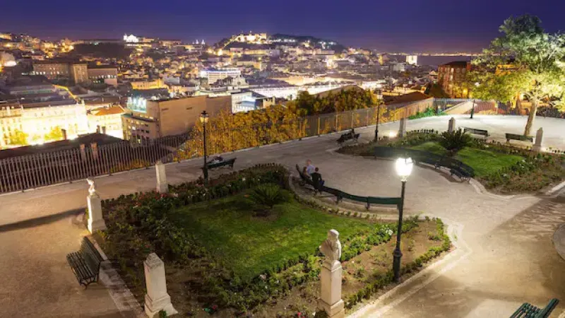 Foto do Ponto de Interesse Miradouro de São Pedro de Alcântara