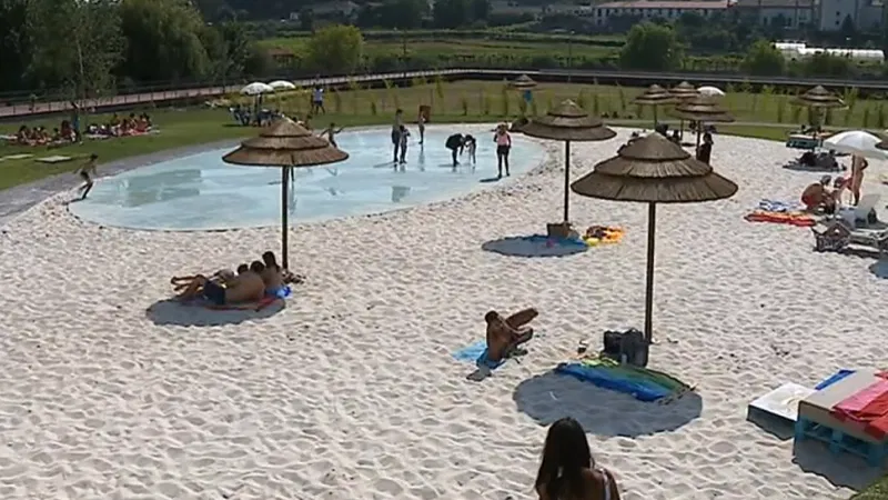 Foto do Ponto de Interesse Praia Urbana de Santo Tirso