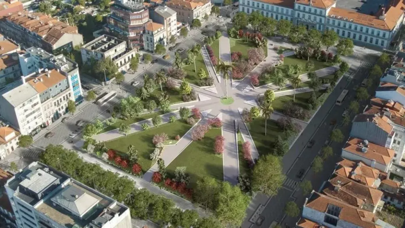 Foto do Ponto de Interesse Jardim da Praça da República
